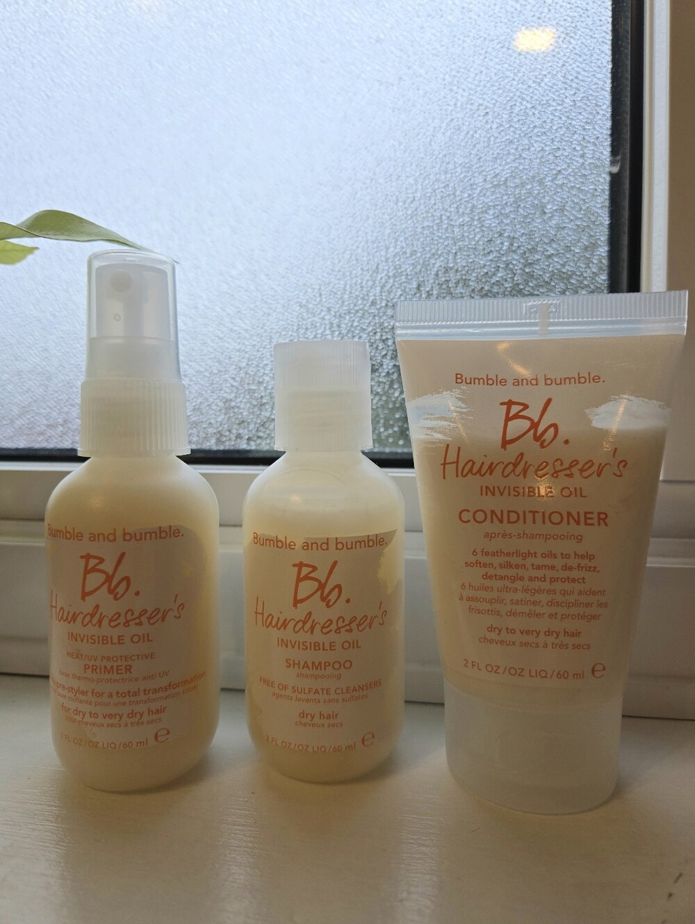 Bumble and bumble Hairdresser's Invisible Oil Travel Trio — White Bottles
